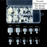 Toe nails (100pcs in a pack)