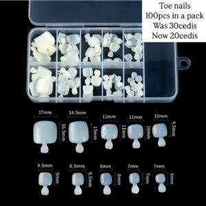 Toe nails (100pcs in a pack)