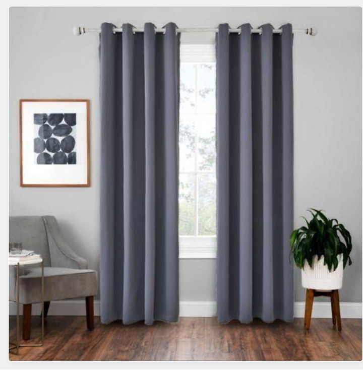 Single blackout curtains