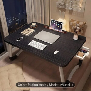Foldable Table With Drawer