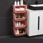 Storage Basket With Wheels And Cover