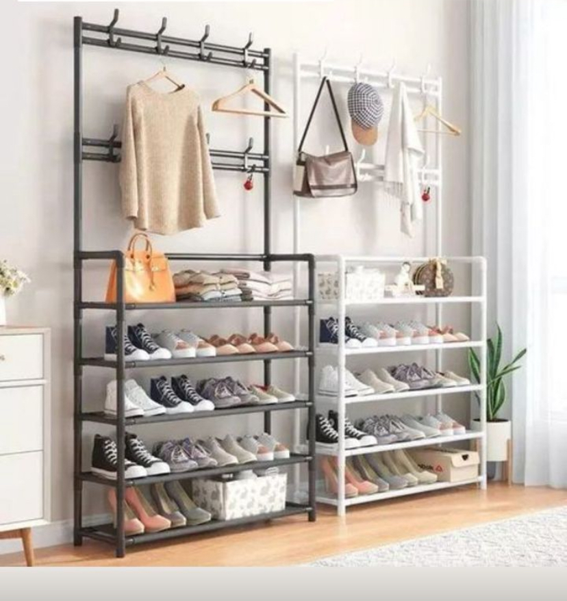 Shoe and hat rack