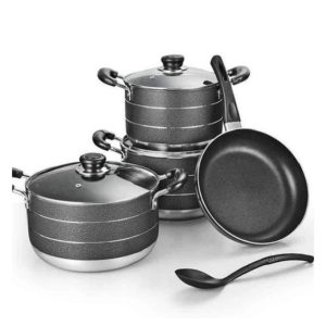 4 set heavy nonstick cookware