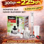 Sonifer 3in1 hand blender set