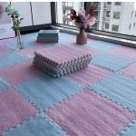 Splice Carpet (Pink and Sea Blue)