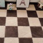 Spliced Carpet (Brown and Cream)