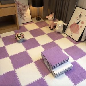 Splice Carpet (Purple and White)