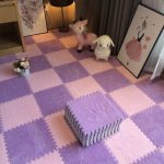Splice Carpet (Purple and Light Pink)