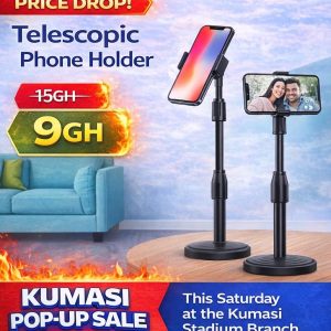 Telescopic phone holder